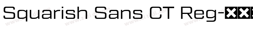 Squarish Sans CT Reg字体转换